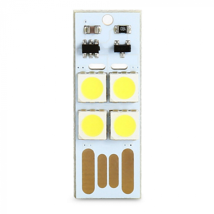 Modul iluminare cu 4 led-uri si intrerupator touch USB OKY3217-2 [2]