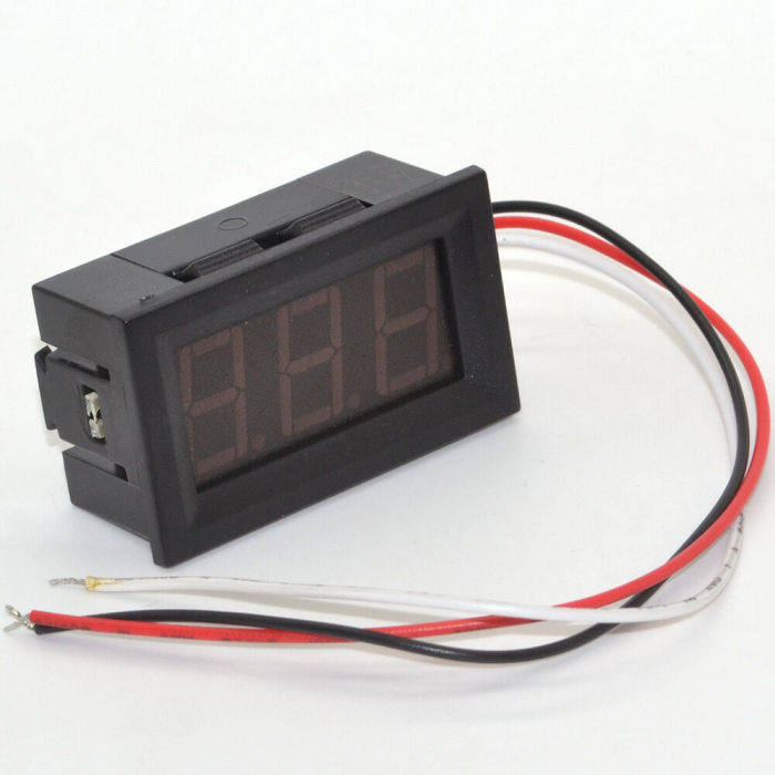 Voltmetru de panou Rosu 0.56' 0-100V OKY4092-3-Red [2]