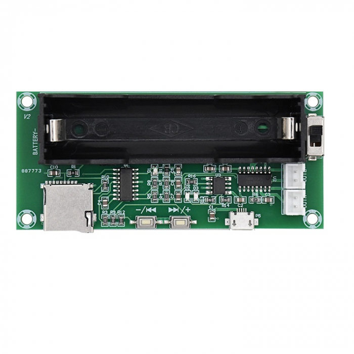 Amplificator 2x3W cu incarcare acumulator si card microSD OKY427-5 [1]