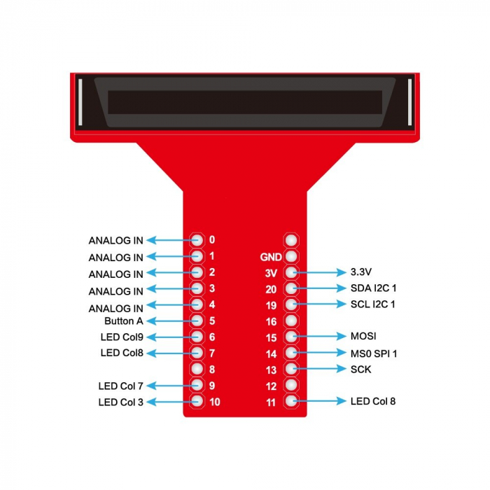 Adaptor de la Slot Micro:Bit la breadboard OKY6005 [3]