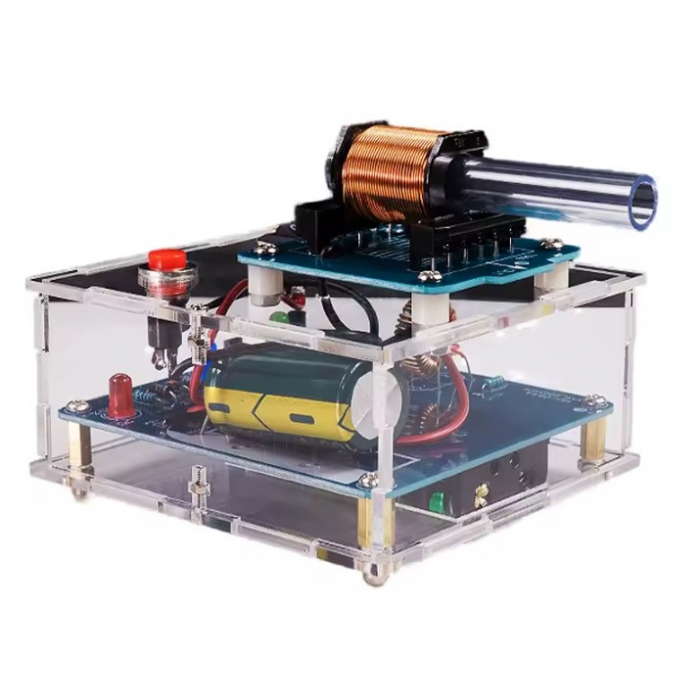 Kit electromagnetic, 3V, cu LED de nivel incarcare, pentru experimente electronice si DIY [2]