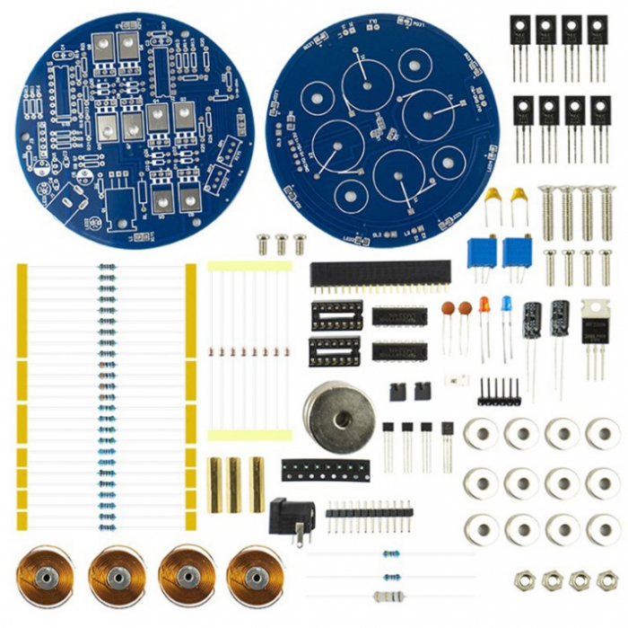 Kit educativ levitatie magnetica cu bobine si senzori Hall, pentru studenti si pasionati DIY [4]