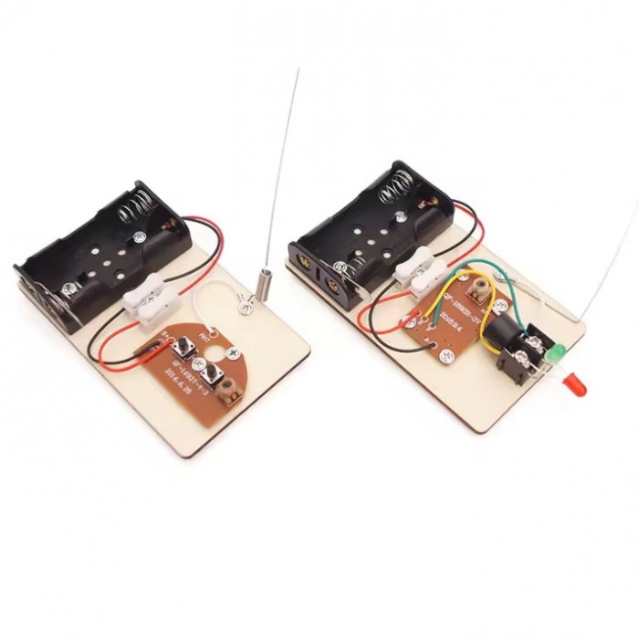 Kit educativ Telegraf DIY pentru copii, experiment stiintific, invatare cod Morse [1]
