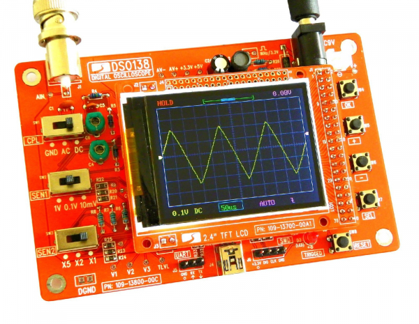 Kit DSO138 osciloscop digital portabil de buzunar de 2,4 "TFT OKYN3410 [4]