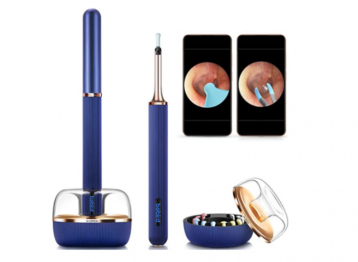 Aparat curatare urechi Bebird Note3 Pro Max Albastru pentru adulti si copii, camera HD, WiFi N3ProMaxBlue [4]