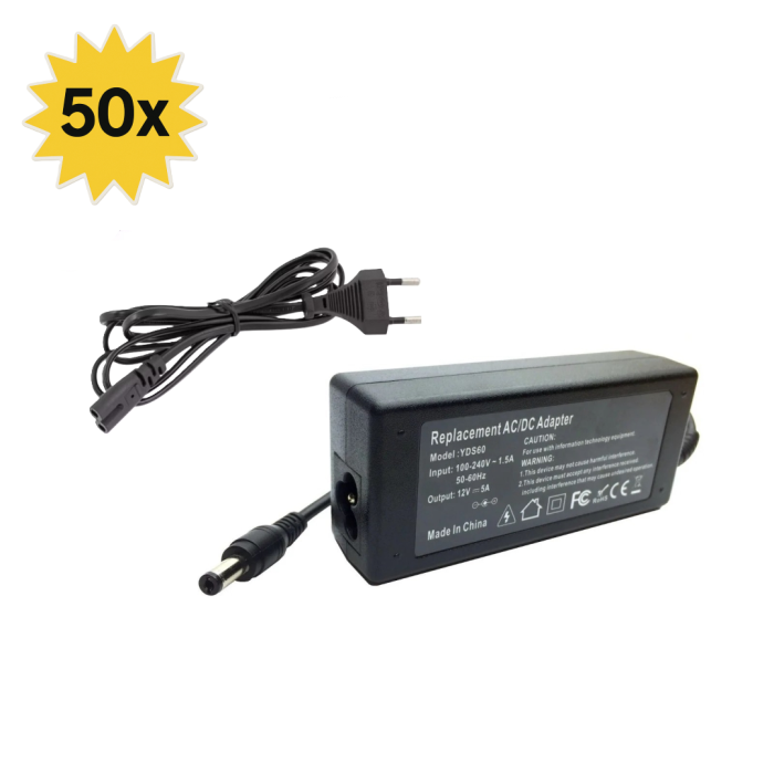 Pachet 50 x surse de alimentare profesionala YDS 12V 5A [1]