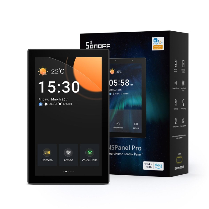 Panou de control inteligent Sonoff NS Panel 120PB NEGRU [4]