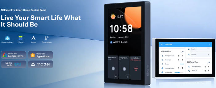 Panou de control inteligent Sonoff NS Panel 120PB NEGRU [10]