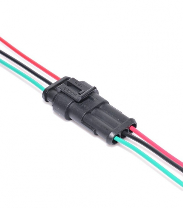 Pereche de conectori cu cablu Superseal cu 3 fire OKN-GM1088 [2]