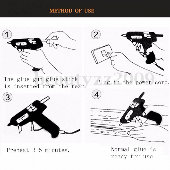 Pistol de lipit cu silicon cald 40W 200°C [3]