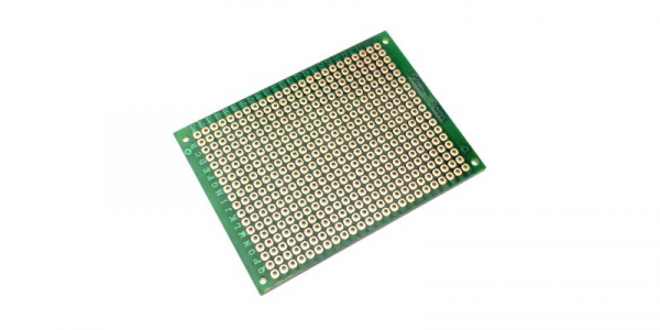 Placa de Test Gaurita, Verde, 70x50mm 432 puncte de lipire, placa universala circuite [2]