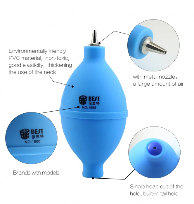 Pompa din cauciuc pentru suflat praful BST-1888 [3]