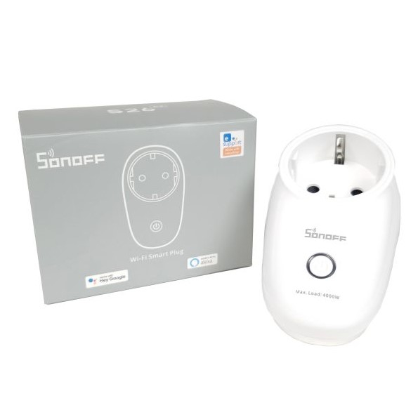 Priza inteligenta Sonoff S26R2TPF-DE, Wi-Fi, 16A, 4000W, compatibil Android/iOS [4]
