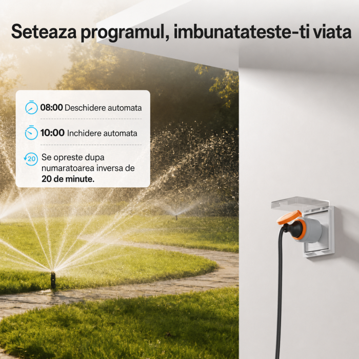 Priza smart Sonoff S61STPF WiFi 16A, pentru exterior IP44, compatibila Matter, Wi-Fi si eWeLink (S61STPF-PM-O) [6]