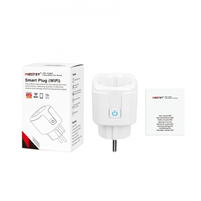 Priza inteligenta MiBoxer SWE01, Wi-Fi, 16A, monitorizare consum, Tuya Smart, programare, compatibila Alexa si Google Assistant [5]
