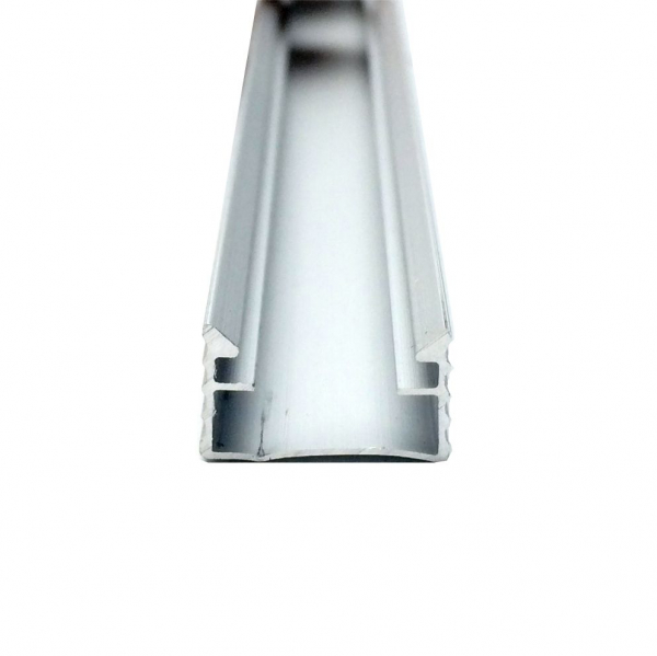 Profil aluminiu / Canal Banda Led Hard Strip, capac alb mat, Lungime 1m [2]