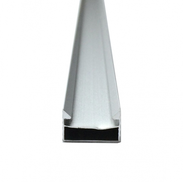 Profil aluminiu / Canal Banda Led Hard Strip, capac alb mat, Lungime 1m [2]