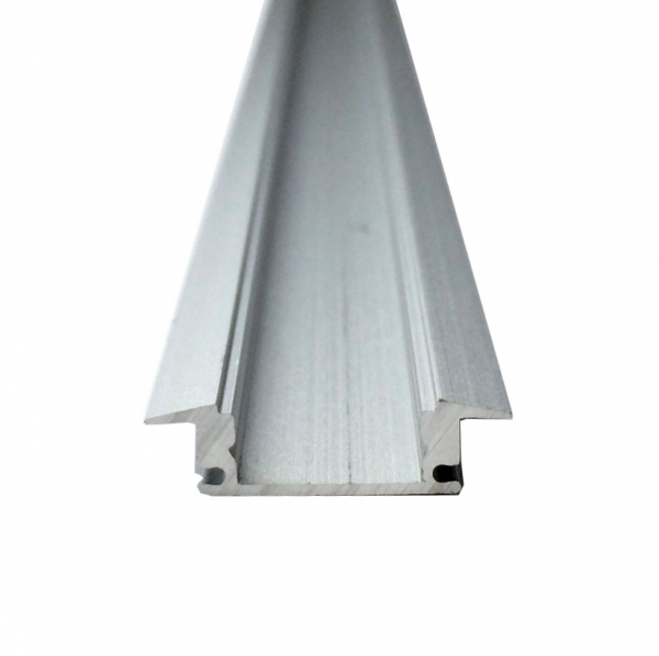 Profil aluminiu / Canal Banda Led Hard Strip, capac alb mat, Lungime 1m, Dimensiuni 25x7x1000 [2]