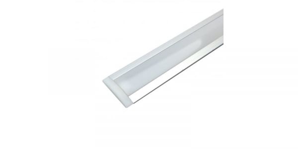 Profil aluminiu / Canal Banda Led Hard Strip, capac alb mat, Lungime 1m, Dimensiuni 25x7x1000 [1]