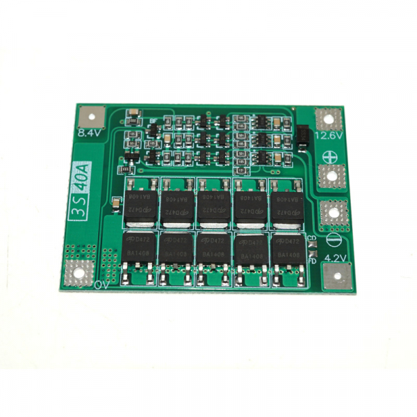Protectie BMS pentru 3 acumulatori Li-Ion 18650 3S 40A OKY3399-4 [2]