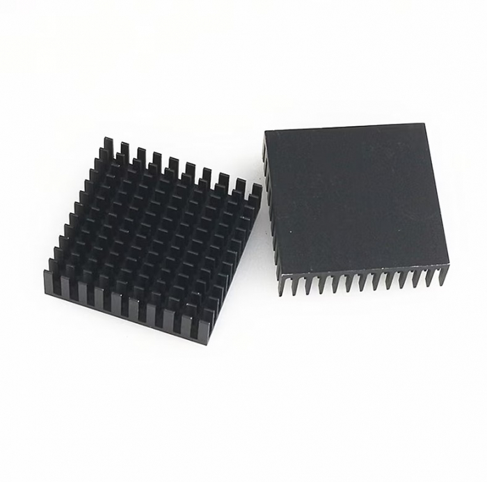 Radiator aluminiu pentru electronice, disipator caldura, 40x40x11 mm, negru [3]
