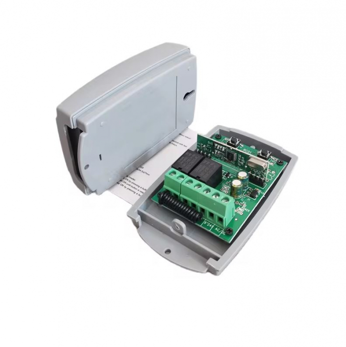 Receptor radio universal 433,92 MHz cu 2 canale, memorie peste 200 coduri, 9-24V AC/DC [3]