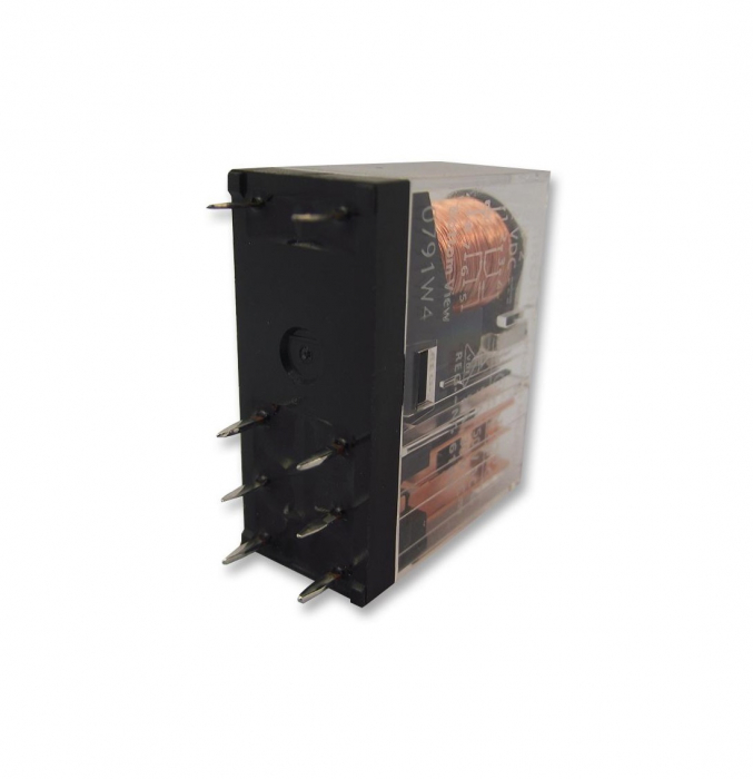 Releu electromagnetic 12VDC 5A DPDT THT G2R-2-12VDC [2]