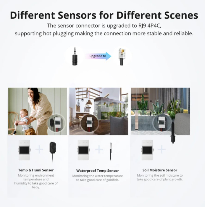 Releu smart SONOFF TH ELITE 20A, monitorizare temperatura si umiditate [11]