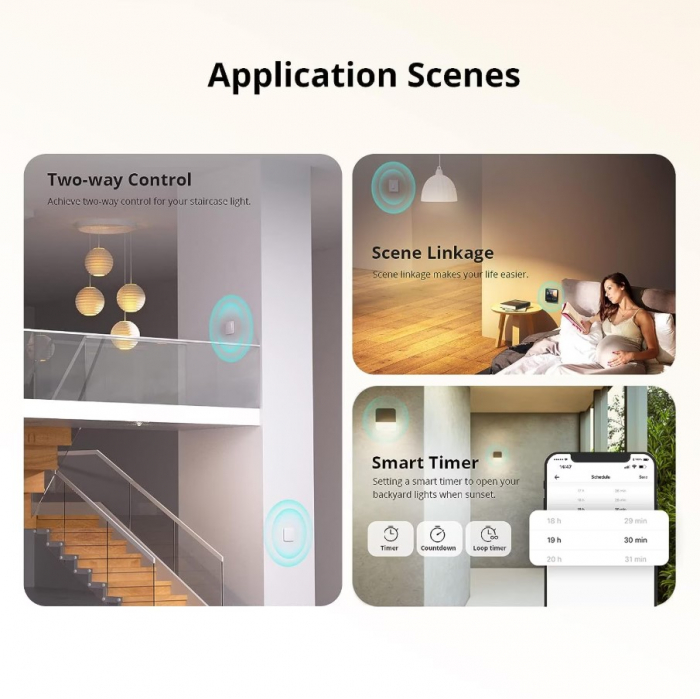 Releu smart Sonoff ZBMINIL2, Wi-Fi, Zigbee 3.0, compatibil Google Home/Amazon Alexa [6]