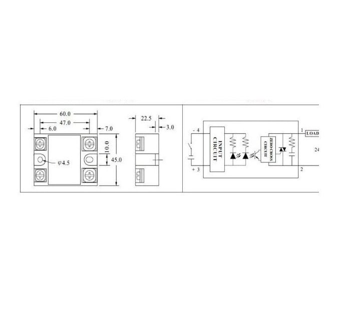 Modul Releu Solid SSR-60DA 60A OKN1205-4 [2]