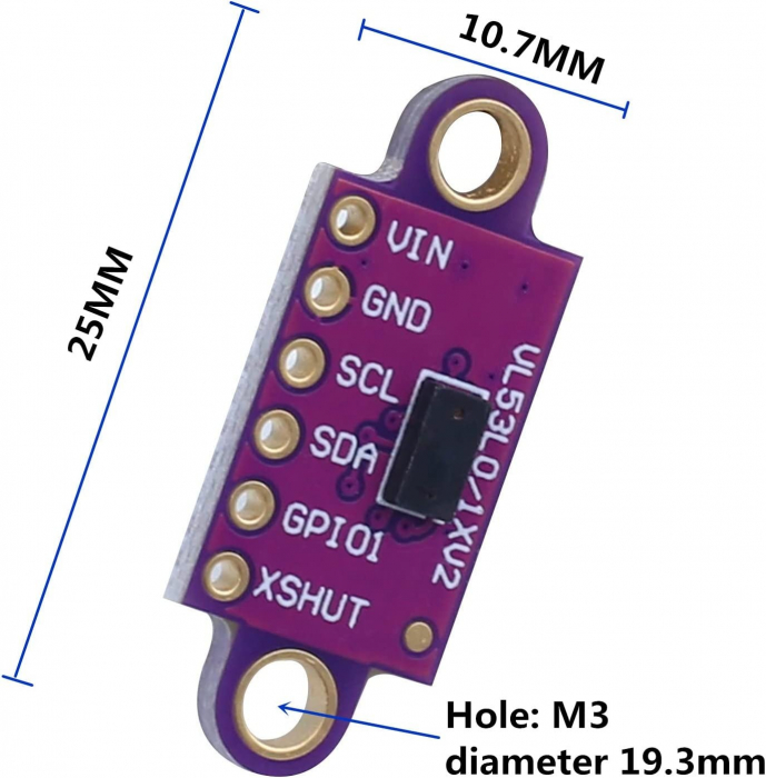 Modul giroscop cu chip VL53L0X OKYN220420-17 [3]