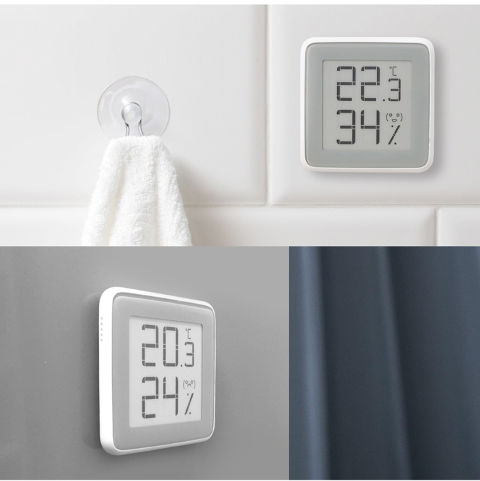 Termohigrometru digital Miaomiaoce, ecran E-Ink, temperatura si umiditate, alb MHO-C201 [2]