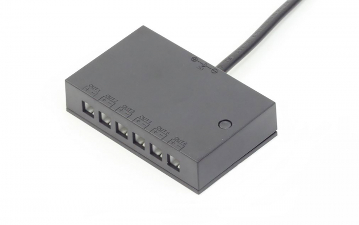 Controller dimmer cu telecomanda touch, RX/TX, 12V-24V DC, max 120W, negru, LP3825-TH [1]