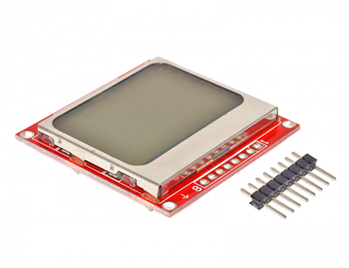 Shield LCD 84x48 tip Nokia 5110 cu backlight alb OKY4025 [2]