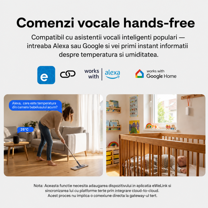 Senzor temperatura si umiditate Zigbee 3.0 pentru monitorizare ambientala, punct de roua si VPD (SNZB-02B) [5]