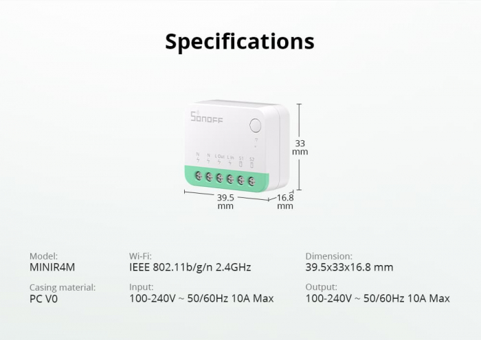 Releu inteligent Sonoff MINIR4M Extreme [5]
