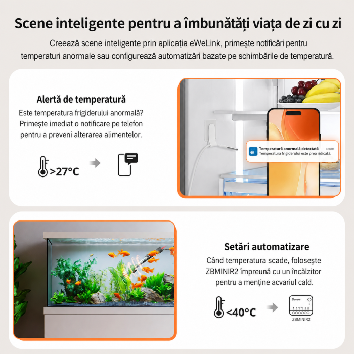 Termometru smart SONOFF cu sonda externa 1.5 m, Zigbee 3.0, ecran LCD 2.2 inch, protectie IP65, pentru lichide, frigidere si spatii inchise (SNZB-02LD) [5]