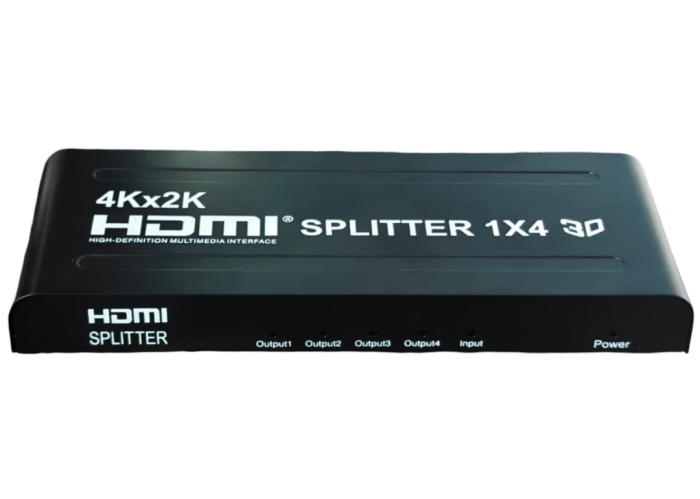 Splitter HDTV 1x4 4K UHD, distribuitor semnal HDMI catre 4 TV, duplicator HDMI, 3D, 3840x2160, activ [3]