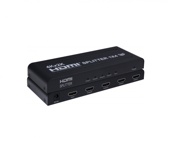 Splitter HDTV 4 porturi, 1 intrare - 4 iesiri, 4K [3]