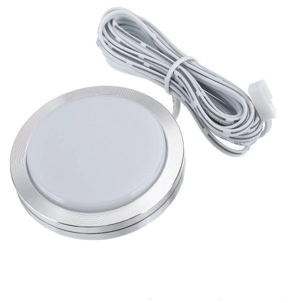 Spot led aplicat cu inductie DC12V 2-2.5W alb cald silver inductie 5-10cm [1]