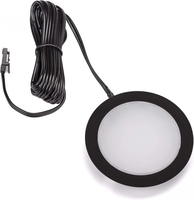 Spot led aplicat cu inductie DC12V 2-2.5W alb rece negru inductie 5-10cm [1]