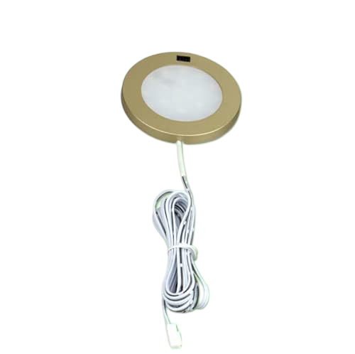 Spot led aplicat cu senzor IR, alb cald, DC12V, 3W, auriu [1]