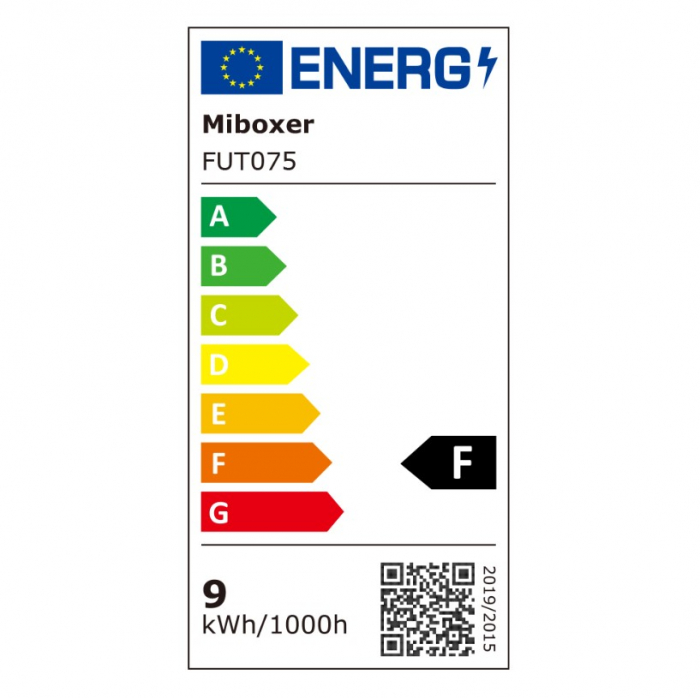 Spot LED MiBoxer FUT075, 9W, incastrat, Dual White CCT, 700LM, 2700K-6500K, lumina ajustabila, 2.4GHz, control de la distanta 30m, AC100-240V, anti-glare, orientabil, alb [6]