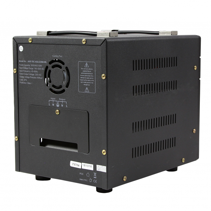 Stabilizator automat de tensiune Agile 3000VA/2100W Well Reconditionat [2]