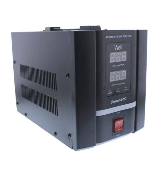 Stabilizator automat de tensiune cu servo motor Well Constant 1000VA/600W, reconditionat RCD-AVR-SRV-CONSTANT1000-WL [2]