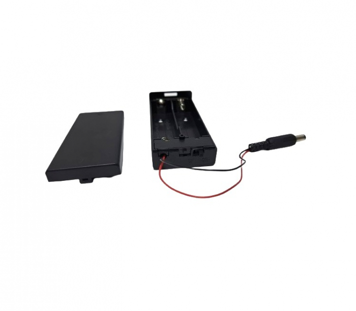 Suport acumulatori cu intrerupator 2x18650 OKY0254-2 [5]