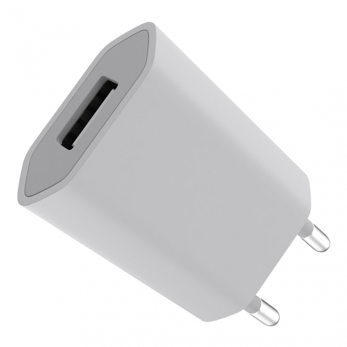 Incarcator retea USB, 5V,1A, compact, universal, alb [3]