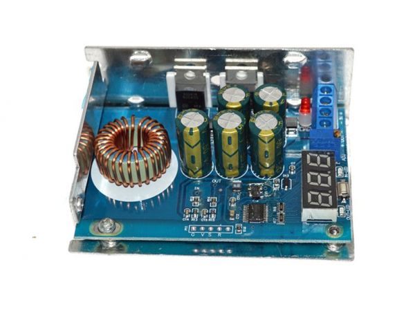 Sursa coboratoare de tensiune (step-down) 10A 300W DC-DC cu cutie de  tabla OKY-3508 [2]