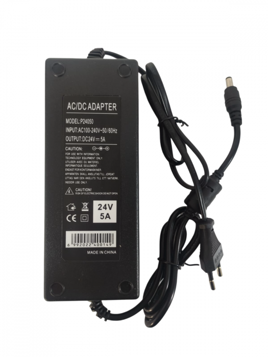 Sursa de alimentare 24V 5A, 5.5x2.5x10mm, P24050 [2]