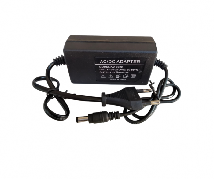 Sursa de alimentare 9V 2A, 5.5x2.1 cu stecher pe cablu AD-0902 [2]